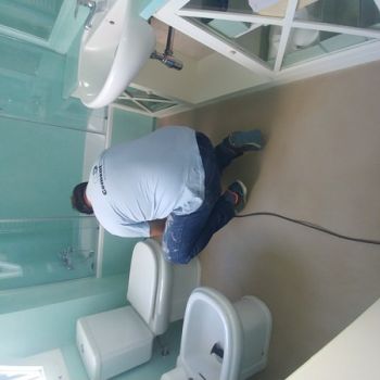 Cocina en microcemento de CementDecor