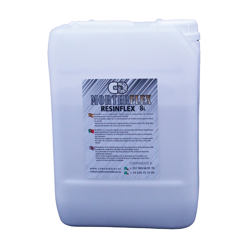 Resinflex impermiabilizante para microcemento de CementDecor