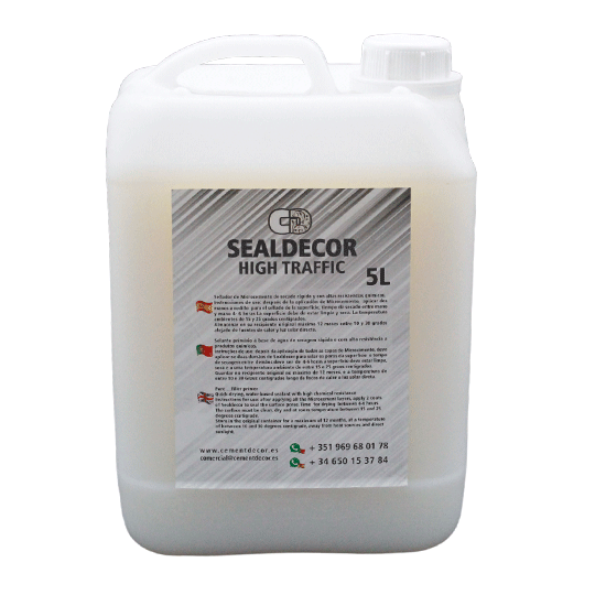 Sealdecor High Traffic impermiabilizante para tráfico intenso de microcemento de Cement Decor