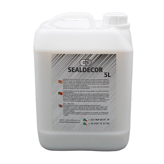 Sealdecor impermiabilizante para microcemento de CementDecor