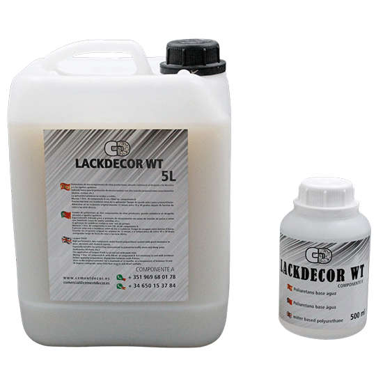 Lackdecor barniz para microcemento de CementDecor