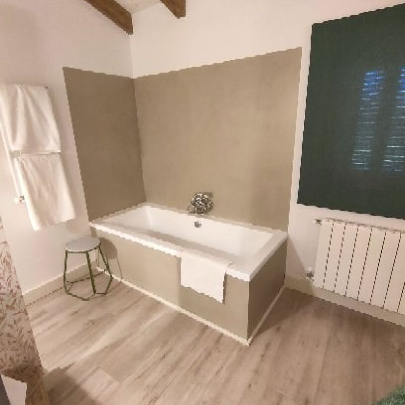Bañera realizada en microcemento CementDecor