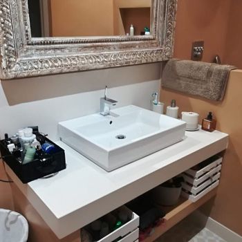 Baño en microcemento de CementDecor